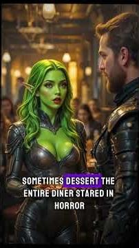 Alien Waitress Freaks Out Over Normal Human Eating Habits | HFY Story