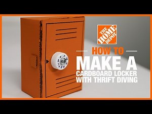 DIY Combination Locker with ‪@ThriftDiving‬ | The Home Depot Kids Workshops