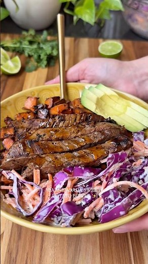 Carne Asada Sweet Potato Bowls