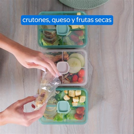 20K views · 1.9K reactions | ¿El secreto del meal prep? Montarlo fácil, sin cocinar.Resuélvelo con variedad, frescura y precios incomparables en Walmart.  | WalmartPR | Facebook
