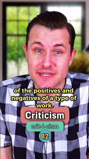Criticism - Meaning, Pronunciation, Synonyms and an Example Sentence (English Word of the Day)