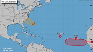 Tropics watch: Tropical weather update for Tuesday, Sept. 8
