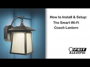 How to Install the Smart Outdoor Lantern