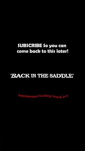 Guitar Solo Practice – Backing Track in A 15