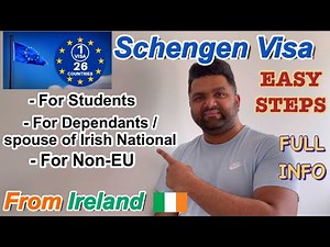 HOW TO APPLY SCHENGEN VISA FROM IRELAND | EASY STEPS | FULL INFO | ‪@IndianPaddy‬ #schengenvisa