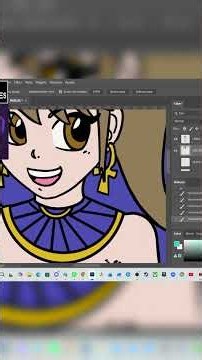 ART - Coloring Princess Emily Drawing #dibujo #coloreando #photoshop #digitalart #princessemily