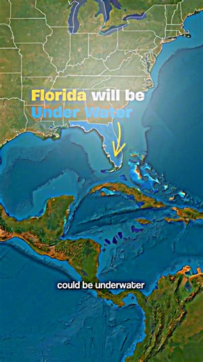 Will Florida Disappear Soon?! 🌊 Climate Threat Explained! #FloridaFuture #ClimateChange #SeaLevelRise #GeographyFacts #AmazingPlaces