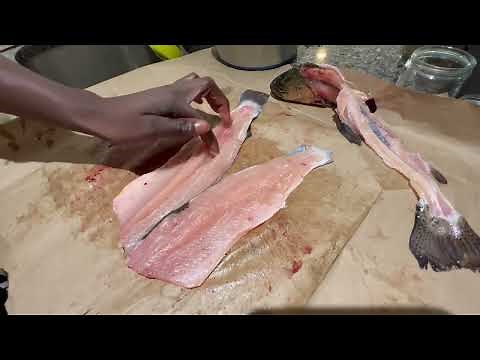How to Fillet and DEBONE a trout the easy way!!