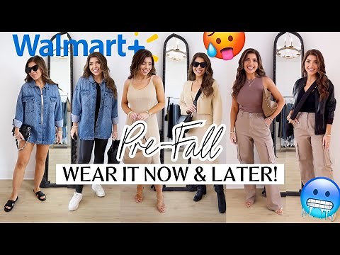 *HUGE* WALMART FALL HAUL 2023 | Styled Try-On Haul🍂 Wear NOW 🥵 & LATER🥶25+ OUTFITS ✨ #WalmartHaul