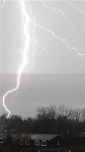 Thunderstorm Scary Lighting #nature #scary #rain #naturesounds #relaxingsounds