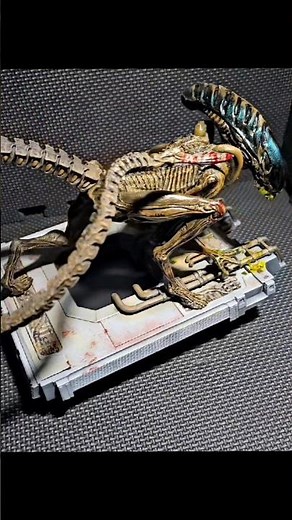 Xenomorph Alien Painted Figure #alien #xenomorph #art #horror #alienisolation