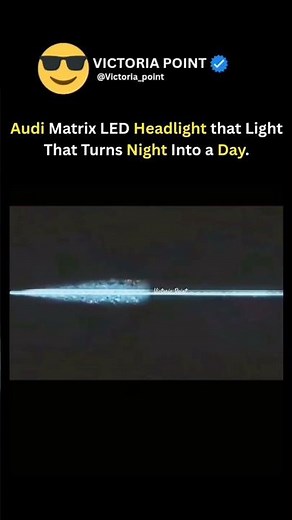 Audi Matrix LED Headlight Light like diamond #shorts