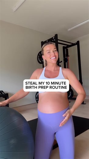 Drop ‘BALL’ below 👇🏼 and I will send you the full length follow along version of this 10 minute birth ball routine. If you’re wondering what’s one thing you should invest in for pregnancy, birth, and postpartum, it’s a birth ball! This is an amazing tool when it comes to: ✨Improving pelvic mobility, helping your body stay flexible and open. ✨Relaxing your pelvic floor, because we want those muscles to lengthen and release for birth. ✨Providing support during labor – whether you’re sitting, kne