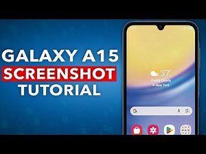 How To Take Screenshot On Samsung Galaxy A15 (Updated)
