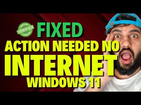 Action Needed No Internet Windows 11