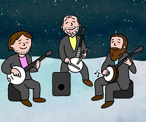 The Peanuts' "Linus and Lucy" Performed on Three Banjos
