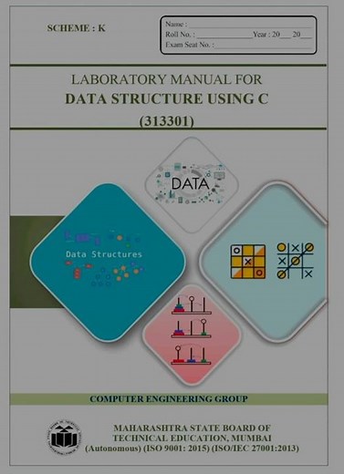 MSBTE LAB MANUAL Diploma 3rd semester Data Structure Using C (DSU) 313301 Practical no 4th #shorts