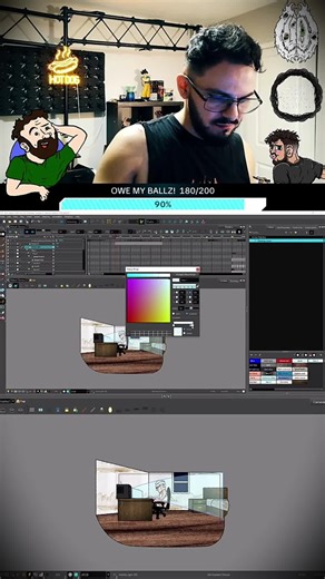 Watch this digital artist bring a computer light effect to life! Gradients, layers, and transparency magic. ✨ #GraphicDesign #DigitalArt #DesignProcess #CreativeTech #ArtTutorial