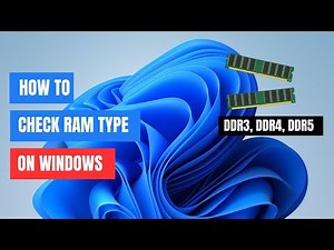 How to Check if RAM is DDR3 or DDR4 on Windows 11/10