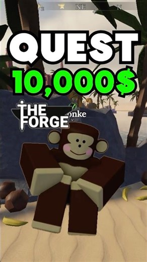 EASY QUEST FOR 10K$💰??? Roblox - THE FORGE ⛏️💥 #shorts #roblox #theforge