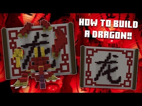 How to build a Lunar New Year Dragon in Minecraft!!