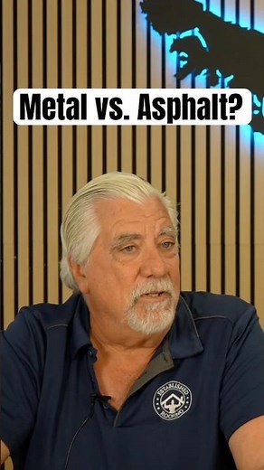 Metal vs. Asphalt Roofs: Which is Better? 🏠 #shorts