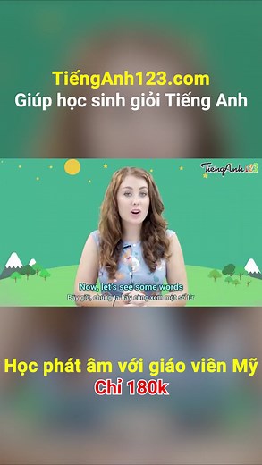 Học phát âm Tiếng Anh với giáo viên Mỹ trên TiếngAnh123.Com