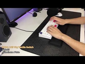 Boba U4T 68g (Lubed & Filmed) Sound Test w/ Tofu65 [Gazzew Method]