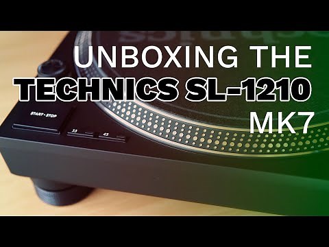 Technics SL-1200/SL-1210 MK7 Unboxing