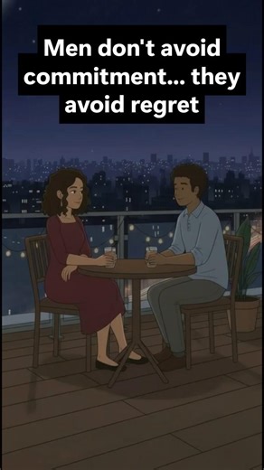 Men don't avoid commitment... they avoid regret #relationship #animation #short