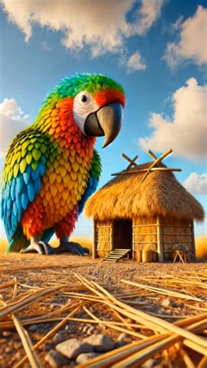 Parrot Cooking in the Kitchen #ai #usa #shorts