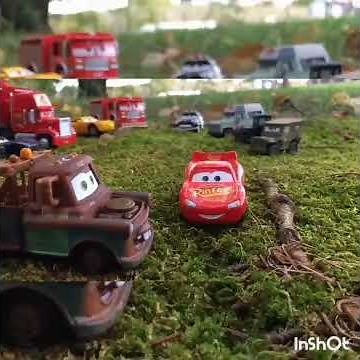 A Bug's Life, Cars 3 - Lightning McQueen scares Thumper Attacks! - (Disney/Pixar) HD