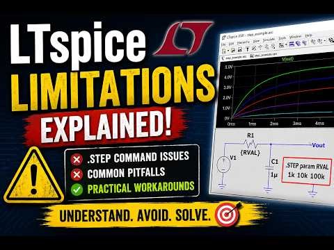 LTspice Limitations Explained | .STEP Command Issues & Workarounds