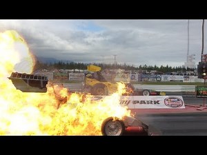 Watch A Dragster Blow Up Right In Front Of A Cameraman's Face