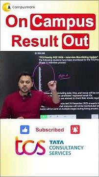 TCS Results Out 🎉 | Congratulations! | Off Campus Interview Dates Revealed ?