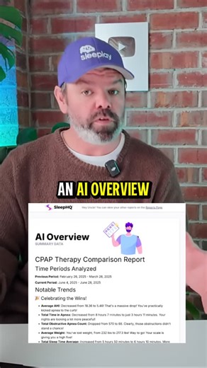 Cpap Reviews on Instagram: "Comparing Auto CPAP Vs CPAP results with SleepHQ AI analysis report 🤖🦾 #ai #health #sleep #sleepapnea #sleephq"