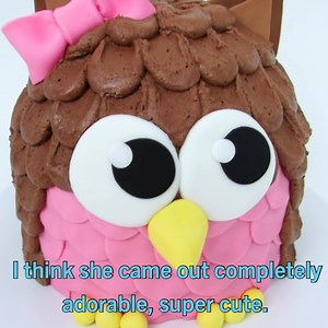 The Easiest OWL CAKE! 🦉 | The Icing Artist