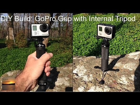 DIY GoPro Grip Handle with Internal Tripod - Cheap and Easy To Build!