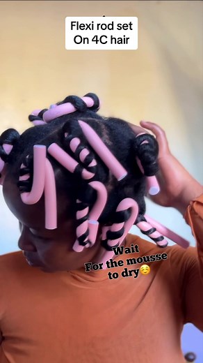Get Perfect Heatless Curls with Flexi Rods on 4C Hair