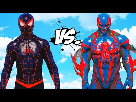 SPIDERMAN (MILES MORALES) VS SPIDER-MAN 2099