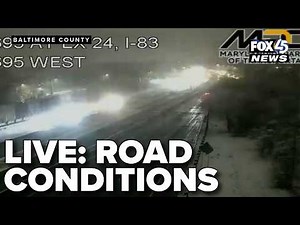 LIVE: Road conditions in Baltimore County