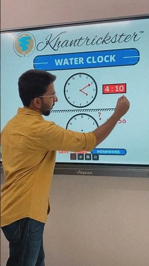 Water Image of a clock #waterimage #clock #governmentexam #shorts