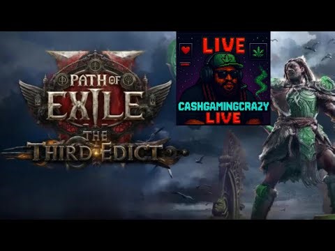 Path of Exile 2 LIVE – First Time Playing The Third Edict HC but 2nd character warrior!!