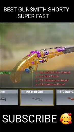 BEST "1 SHOT" SHORTY Gunsmith Attachments! it BOMBS in COD Mobile