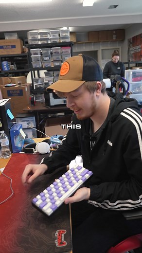 Keyboard Drift #gaming #pc #gamer #warzone #fortnite #stickdrift | keyboard feels purple and white