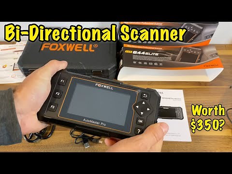 FOXWELL NT644 Elite Review - 19 Service Reset Functions Bi-Directional Scanner