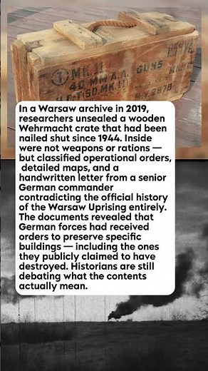 They Opened a WWII Crate Sealed for 80 Years — The Orders Inside Changed Everything| WW2 Tactics