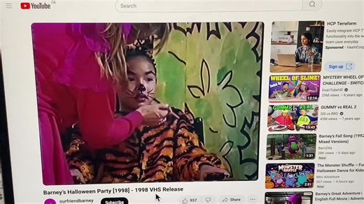 Barney's Halloween Special: Fun Face Painting Ideas