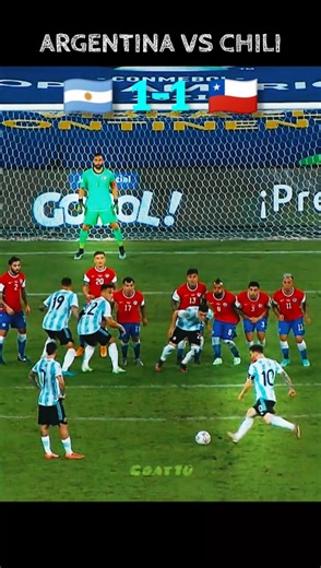 Messi’s Perfect Free Kick 😱 | Copa America 2021