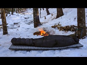 Camping In Winter Without A Tent
